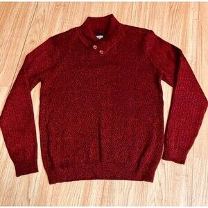 XIOS NY Men’s Sweater Size XS Burgundy Pullover Long Sleeve